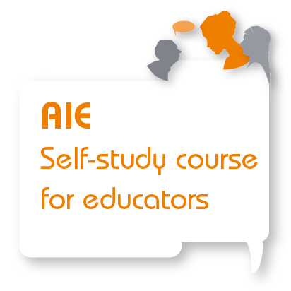 Logo - Council of Europe's online course in the use of the Autobiography of Intercultural Encounters (AIE)