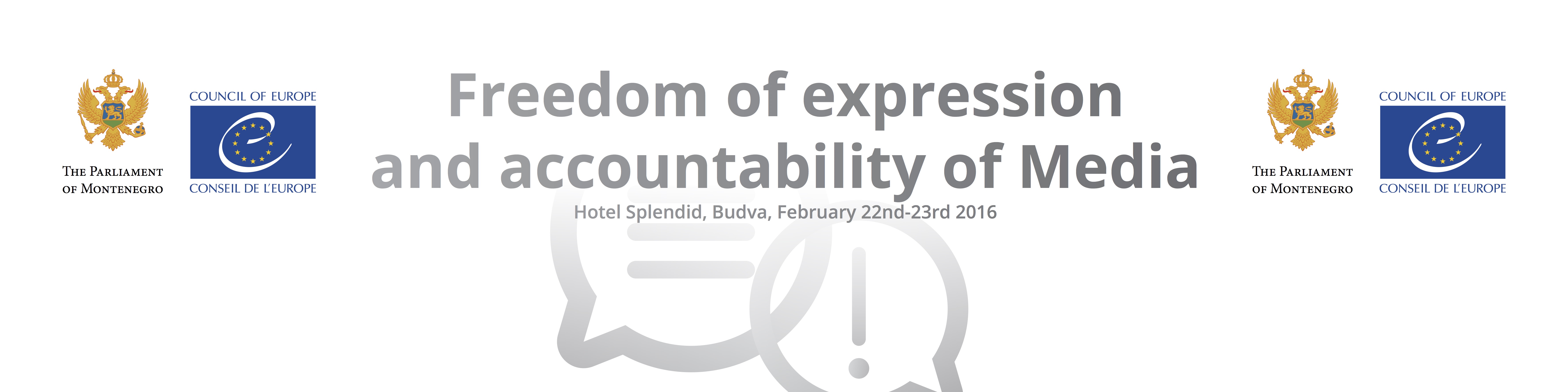 Conference on “Freedom of Expression and Accountability of Media”