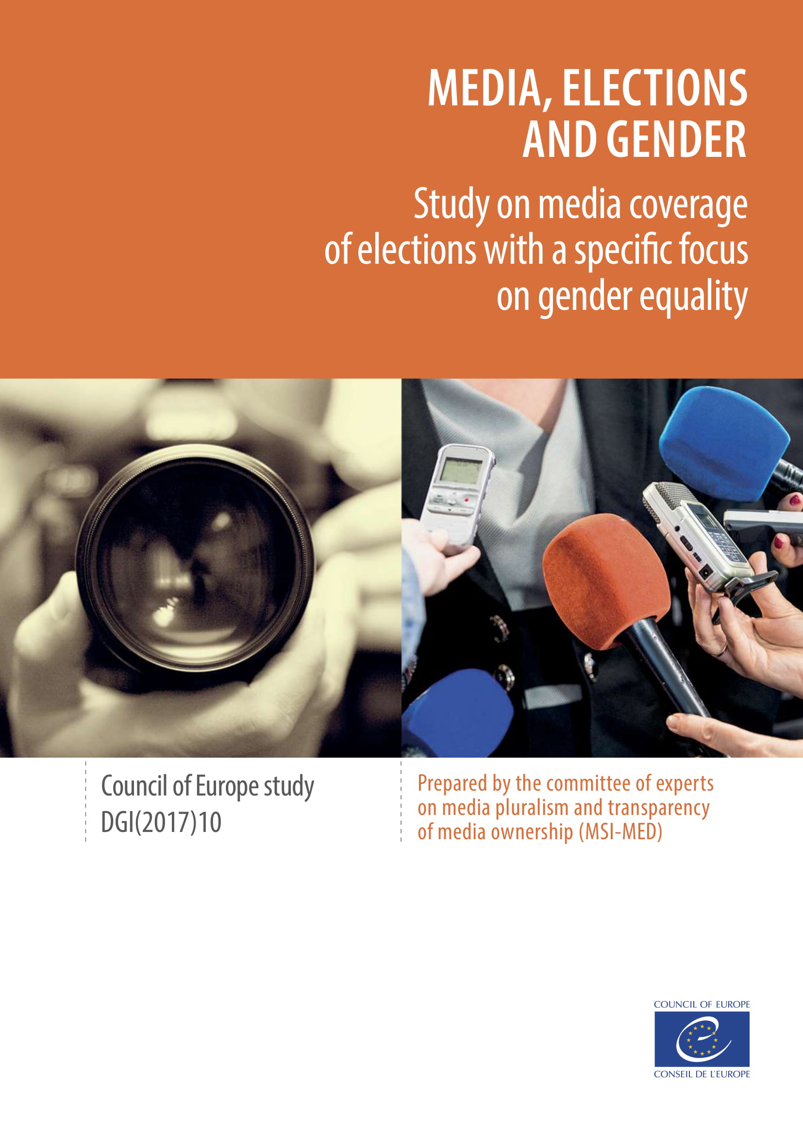 Media, Elections and Gender - Study on media coverage of elections with a specific focus on gender equality
