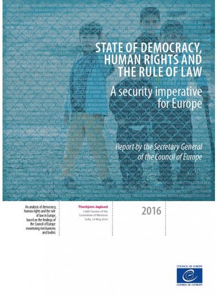 State of democracy, human rights and the rule of law (2016)