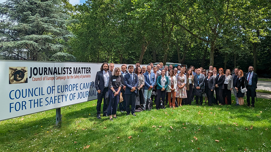 Second meeting of National Focal Points under the Council of Europe 'Journalists Matter' Campaign
