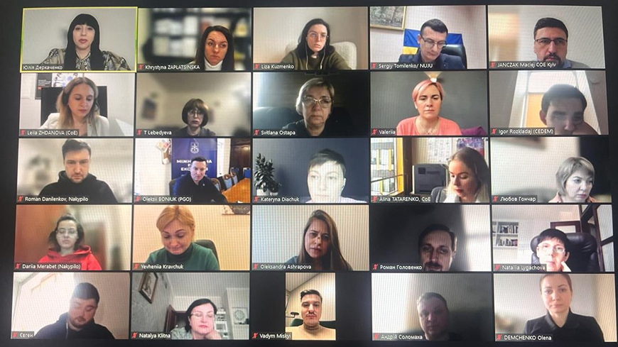 The Council of Europe Project “Safeguarding Freedom of Expression and Freedom of Media in Ukraine” (SFEM-UA) held its Steering Committee Meeting