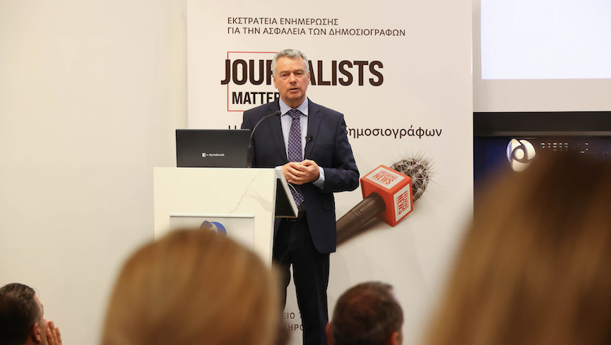 Lancement de l'initiative "Journalists Matter" pour la protection et la sécurité des journalistes à Chypre