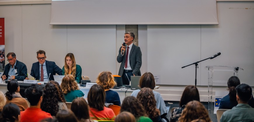 Young people and policy makers discuss democracy and the climate crisis in Strasbourg