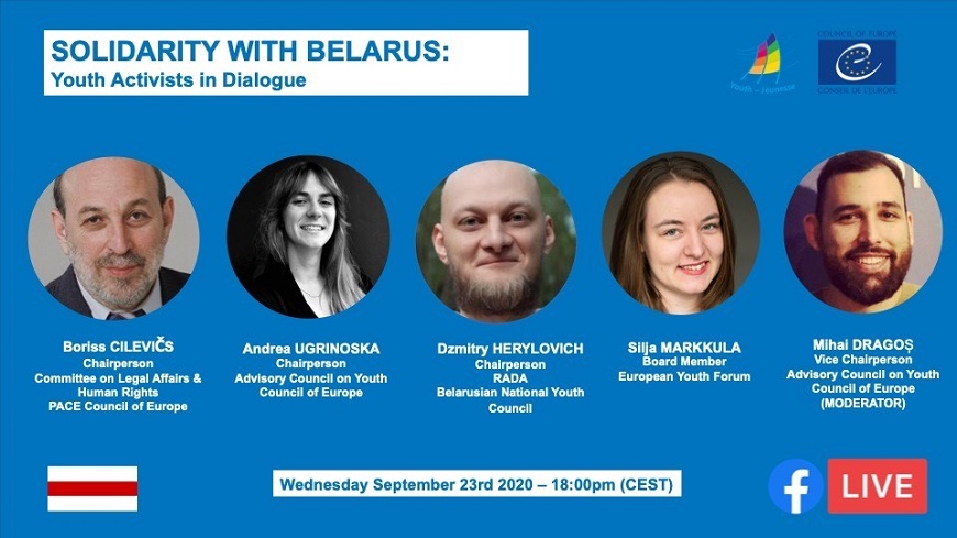 Solidarity with Belarus - youth activists in dialogue