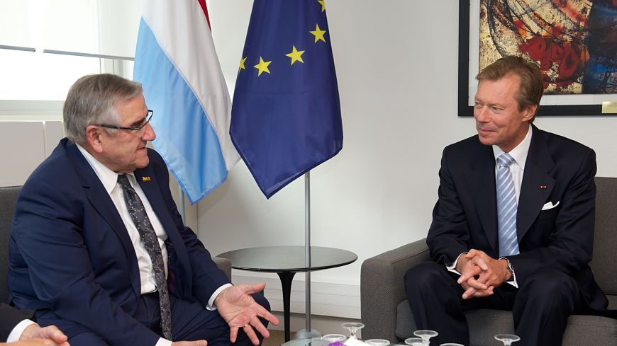 Meeting between Jean-Claude Frécon and the Grand-Duke of Luxembourg: “Luxembourg is an example for us all in terms of democracy and integration”