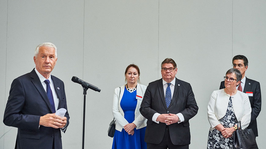 Gunn-Marit HELGESEN attends the Council of Europe’s 70th anniversary ceremonies in Helsinki