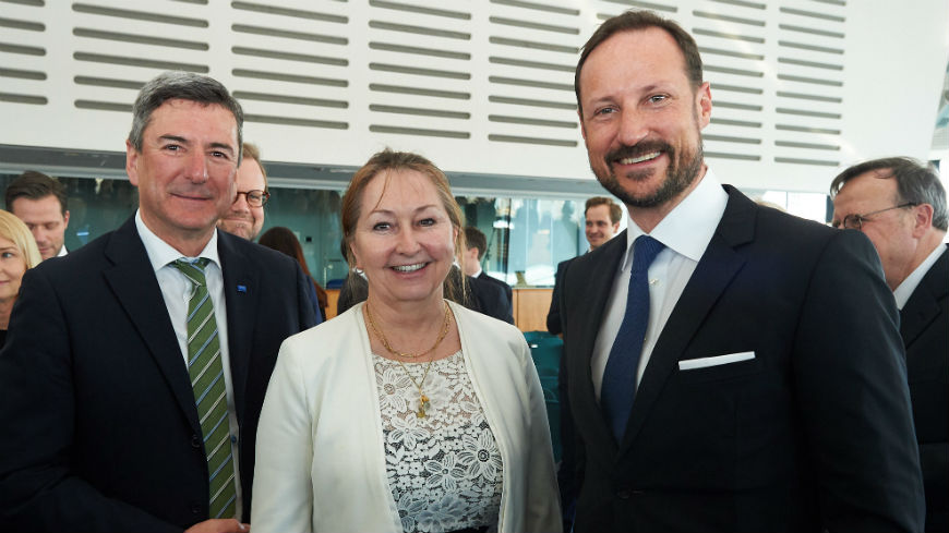 The President of the Chamber of Regions participated in the visit of the Crown Prince of Norway to the Council of Europe