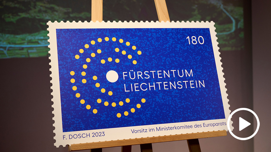 Liechtenstein stamps send the Council of Europe into the heart of your home
