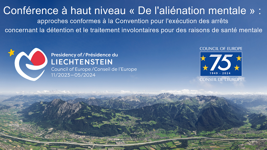 Annonce préalable : Conférence à haut niveau en mars 2024 concernant la détention et le traitement involontaires pour des raisons de santé mentale