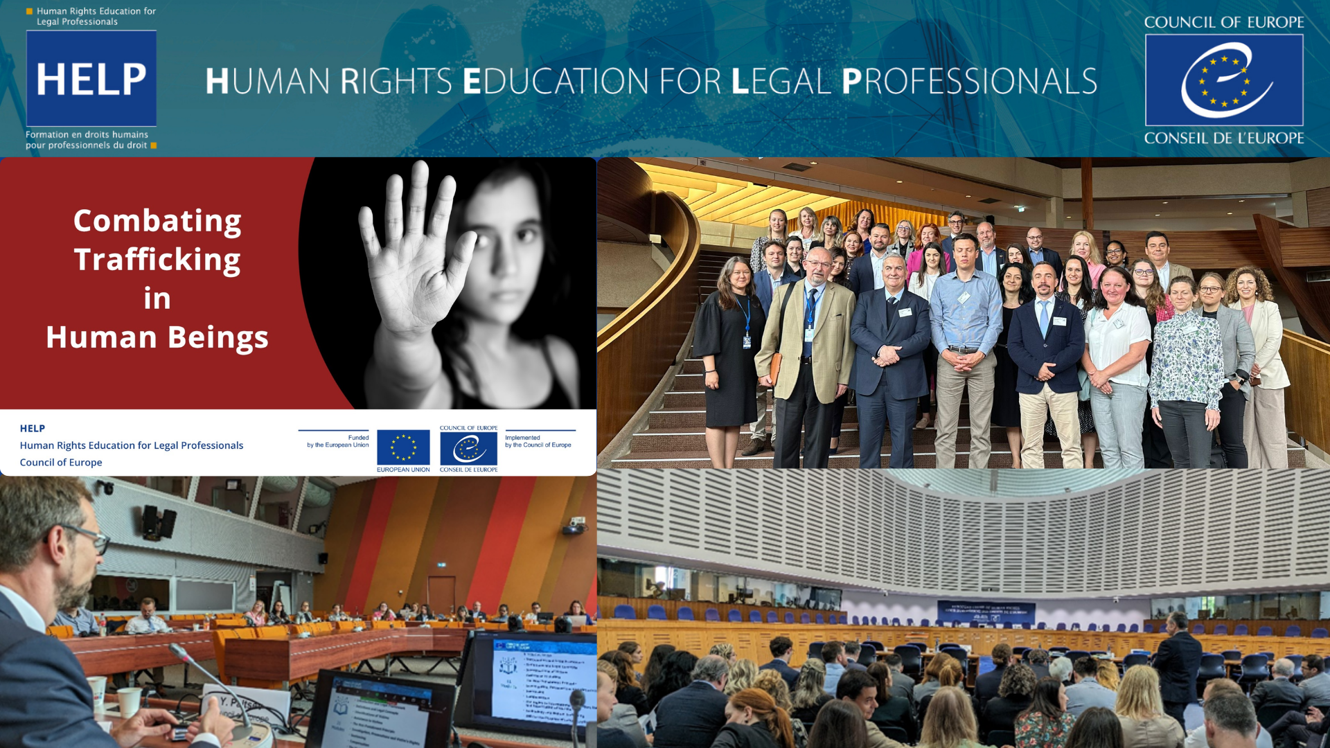Combating Trafficking in Human Beings: Council of Europe HELP course launched for EU judges and prosecutors