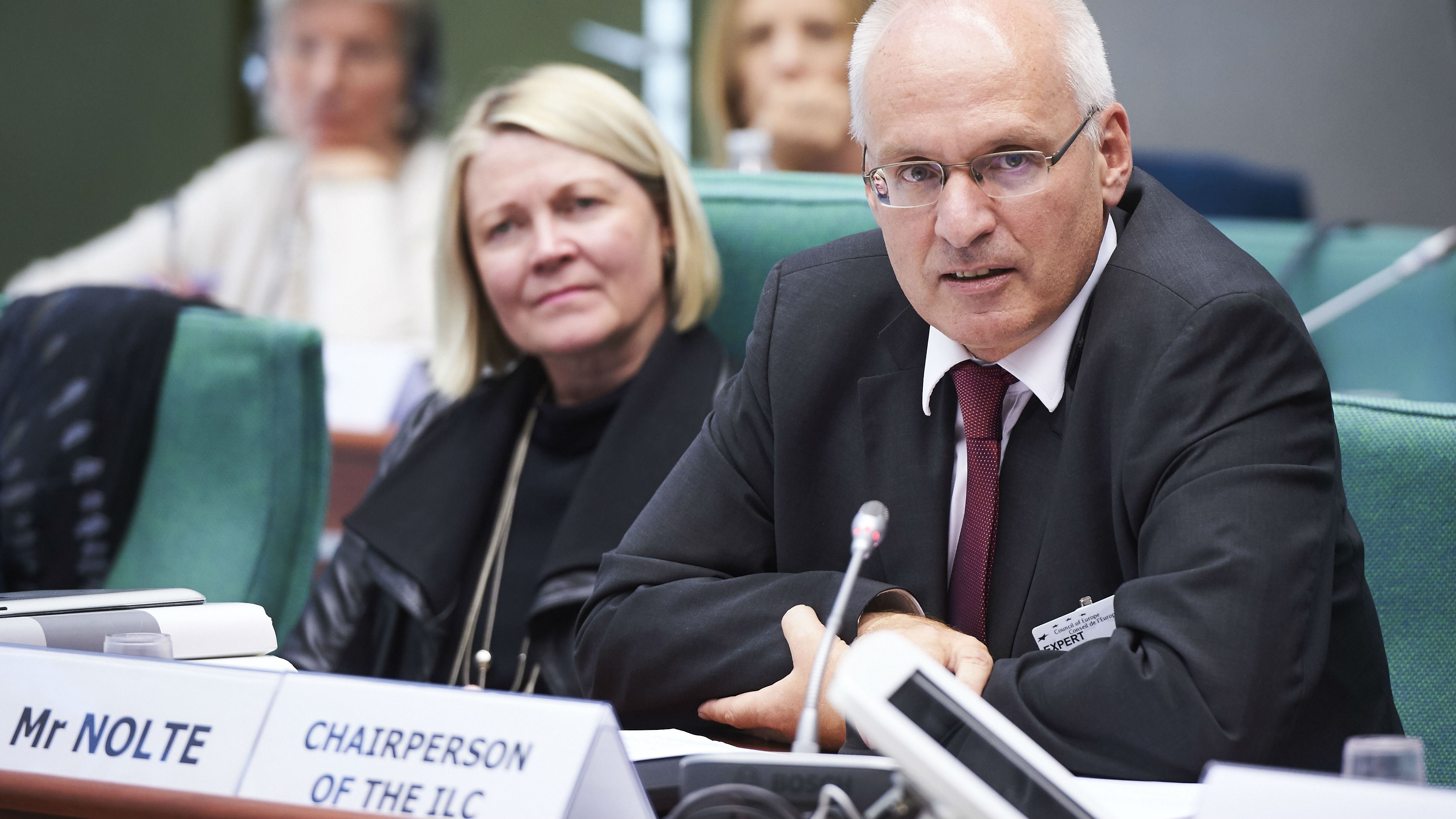 Presentation de M. Georg Nolte, Président de la Commission du droit international (CDI) lors de la 54e réunion du CAHDI