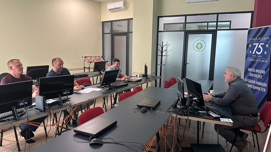 Trainings on the use of innovative cybersecurity systems for the Ukrainian CEC Secretariat IT staff continued