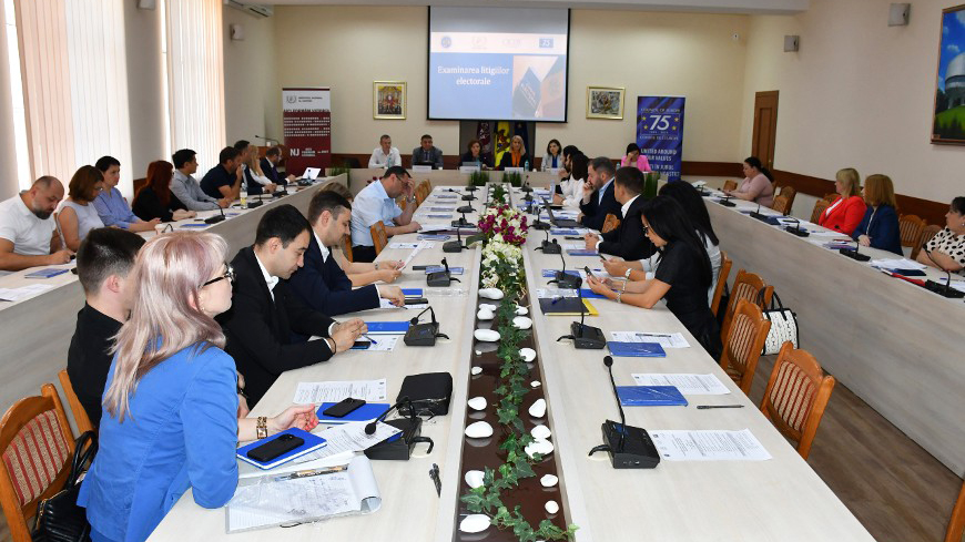 Training on electoral disputes resolution for Magistrates ahead of 2024 presidential election in the Republic of Moldova