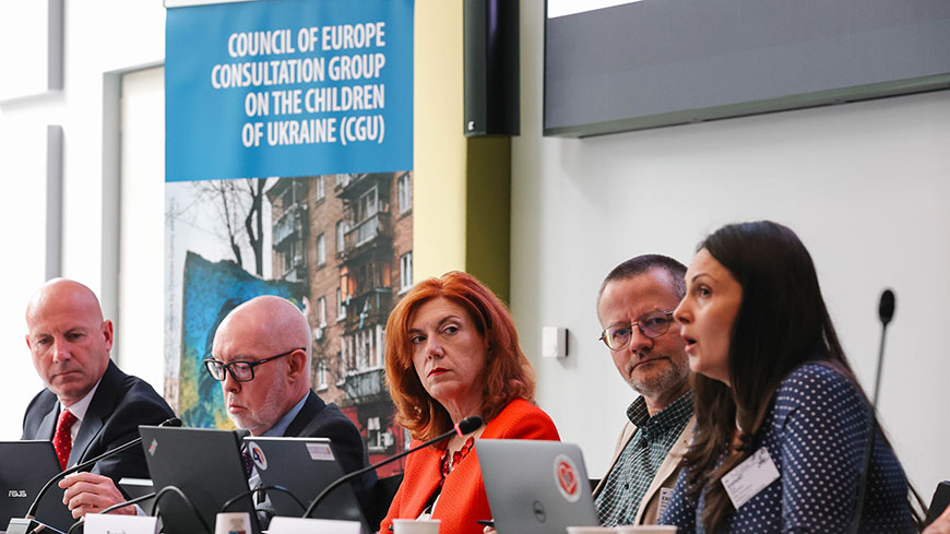 Consultation Group on the Children of Ukraine discusses the risks of trafficking of Ukrainian children, including for the purposes of sexual and labour exploitation. 