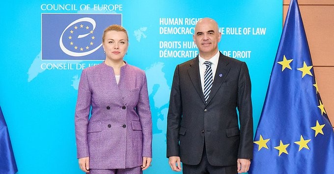 Secretary General meets Ms Tatiana Molcean, Under-Secretary-General of the United Nations and Executive Secretary of the United Nations Economic Commission for Europe (UNECE)