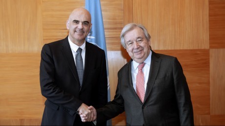 Secretary General meets Mr António Guterres, UN Secretary-General