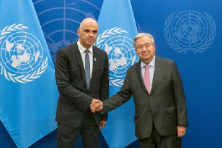 Secretary General meets Mr António Guterres, UN Secretary General