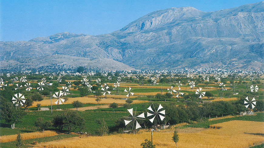 Restauration des moulins à vent du plateau de Lassithi avec des voiles  perforées - Culture et Patrimoine culturel