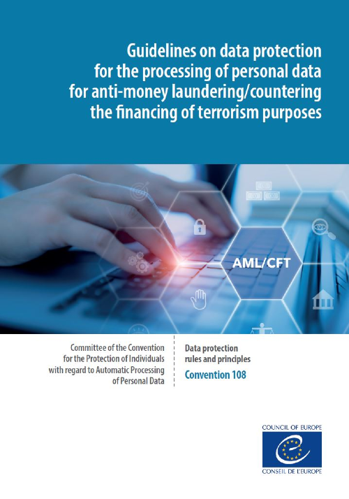 Guidelines on data protection for the processing of personal data for anti-money laundering/countering financing of terrorism purposes