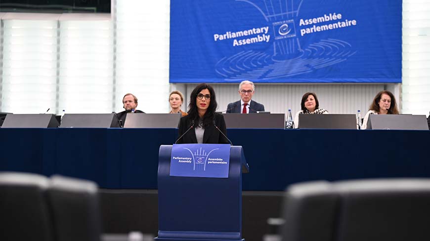 Außenministerin Hasler: Vereint um seine Werte begeht der Europarat im Geiste des Gipfeltreffens von Reykjavík sein 75-jähriges Bestehen