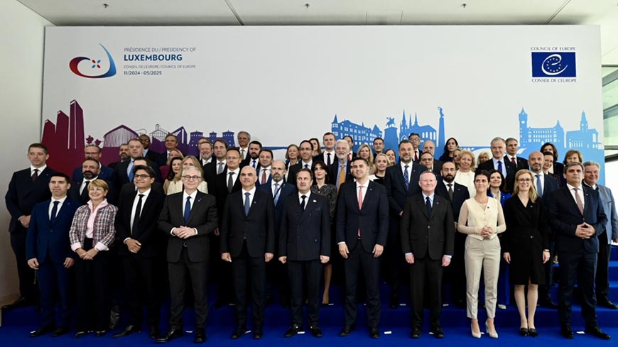Le Comité des Ministres appuie la création d'un Tribunal spécial pour l'Ukraine, définit des priorités stratégiques, ouvre à la signature une convention pour la protection des avocats et adopte un traité sur l'environnement