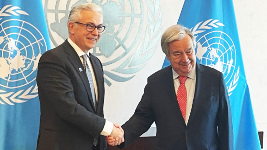 Durante l’incontro con il Segretario generale dell’ONU, il Presidente dell’APCE ha esortato a una cooperazione più efficace con l’organizzazione mondiale