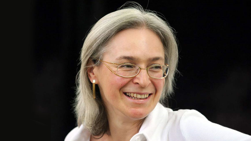 Anna Politkovskaya, murdered on 7 October 2006