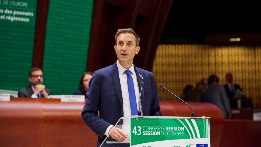 Mathieu Mori élu Secrétaire Général du Congrès des pouvoirs locaux et régionaux