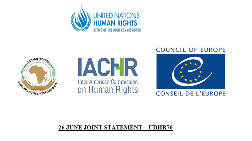 Совместное заявление по случаю Международного дня ООН в поддержку жертв пыток