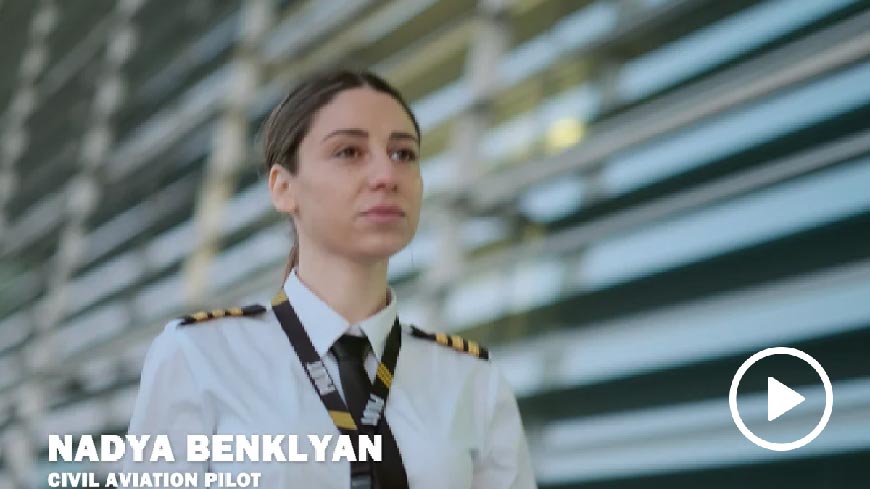 Nadya Benklyan – pilot