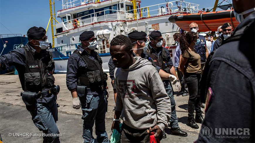 Italy should improve its asylum reception-capacity, prevent human trafficking and strengthen its child-protection system