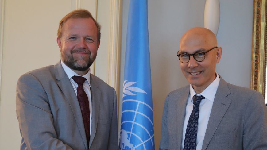 El secretario general adjunto se reúne en Ginebra con el alto comisionado de las Naciones Unidas para los Derechos Humanos