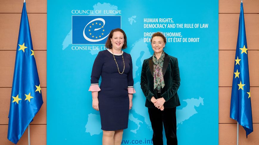 Secretary General welcomes UK Attorney General Victoria Prentis