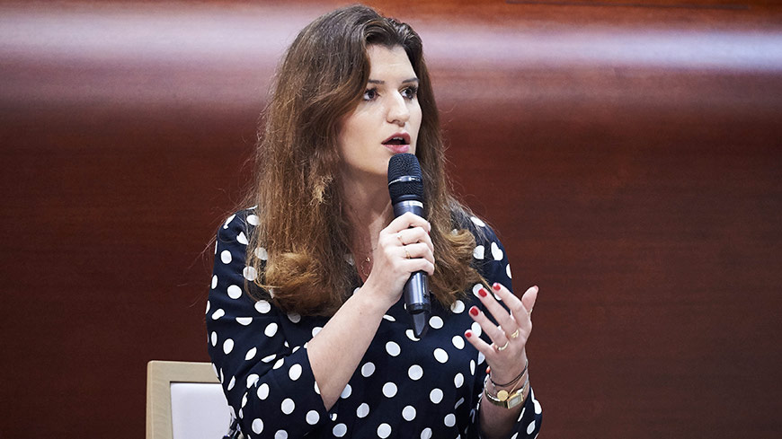 Marlène Schiappa: la parità di genere, una priorità per la Presidenza francese del Consiglio d’Europa nel 2019