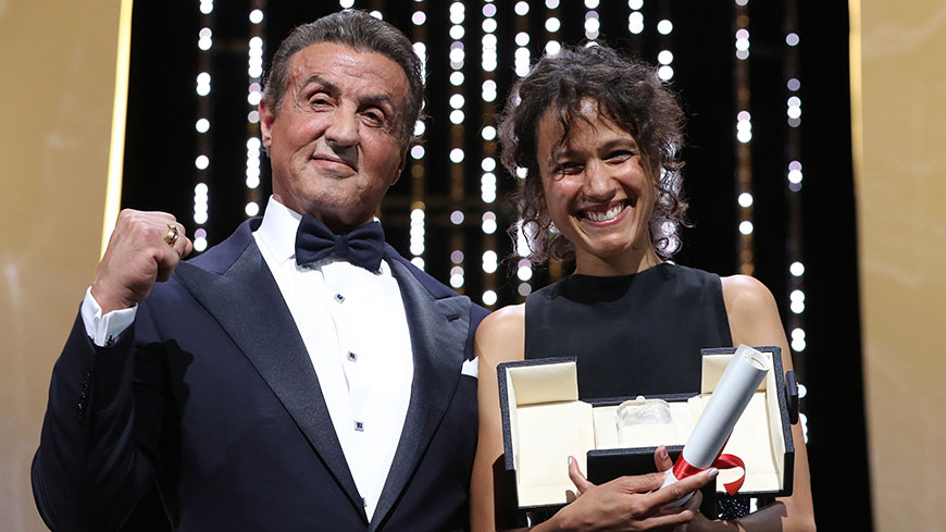 Sylvester Stallone und Mati Diop