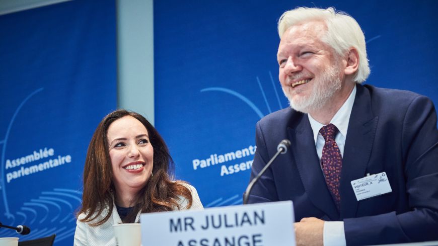 Julian Assange at Parliamentary Assembly hearing, ahead of a plenary debate on his case: 'I pleaded guilty to journalism'