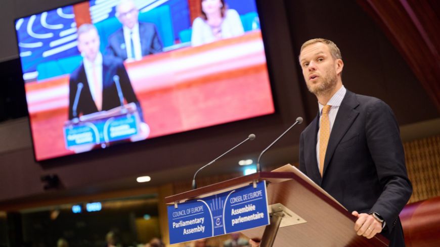 Gabrielius Landsbergis, Président du Comité des Ministres : il est nécessaire d’unir nos efforts pour assurer une paix durable et le respect des droits humains