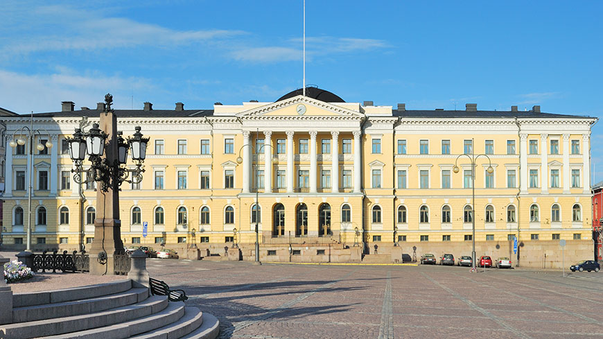 Сенатская площадь, Хельсинки (Финляндия). Shutterstock.com