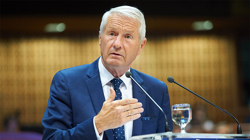 Secretary General Jagland says justice must start to work in Turkey now