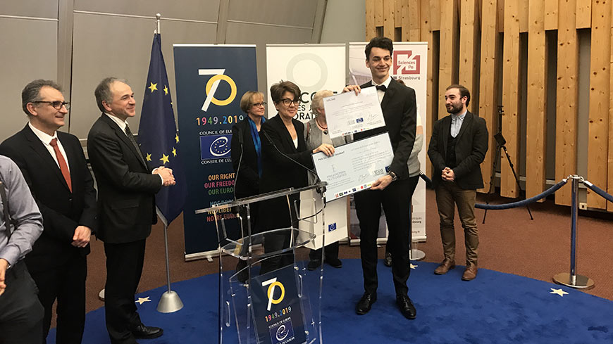 Französischer Student gewinnt Europäischen Preis für Eloquenz