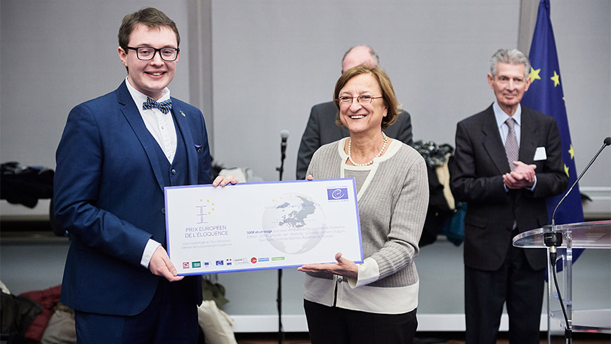 Irish student wins European Eloquence Prize