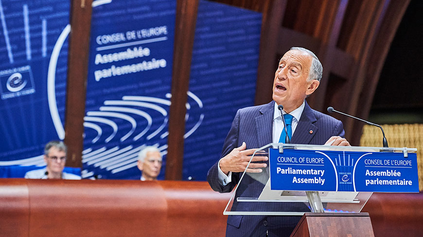 Marcelo Rebelo de Sousa: „Das gesamteuropäische Erbe des Europarates muss bewahrt werden“