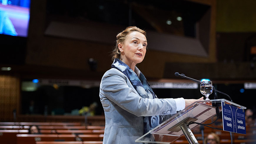 Le Conseil de l’Europe est outillé pour relever les défis à venir, a déclaré la Secrétaire Générale à l’APCE