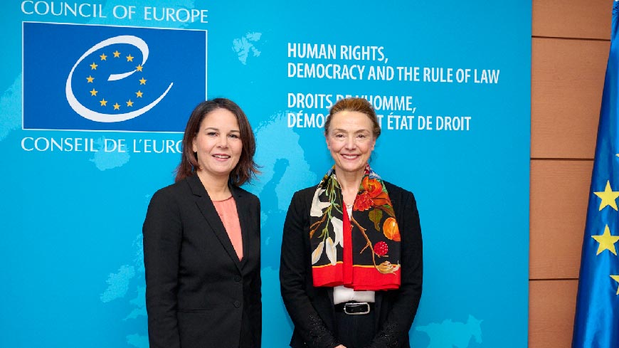 Secretary General meets German Foreign Minister Annalena Baerbock