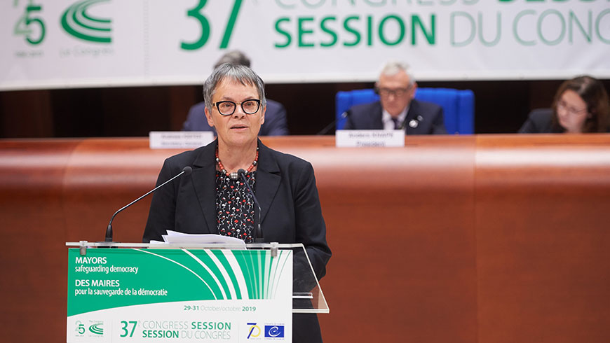 Liliane Maury Pasquier: "Il Consiglio d'Europa necessita del costante impegno dell'Assemblea e del Congresso"