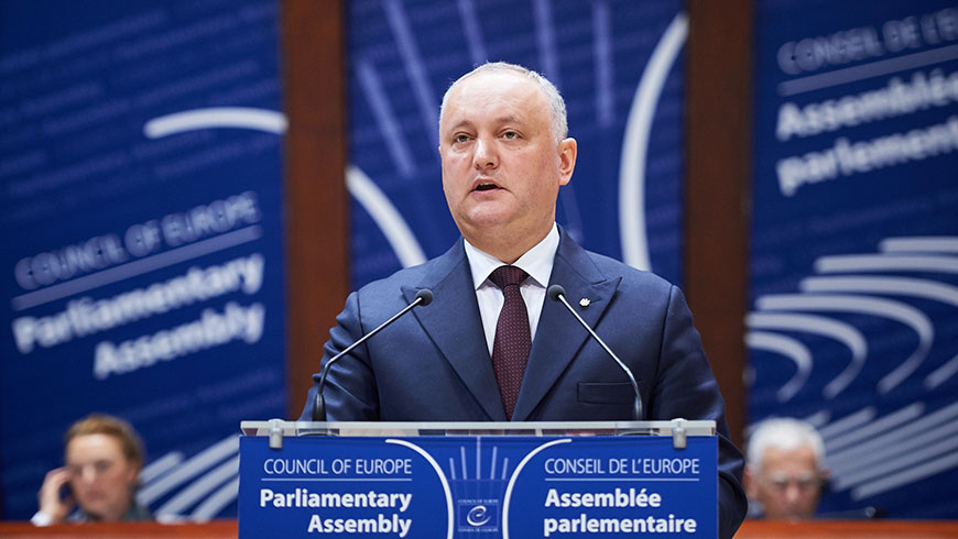 Igor Dodon: «la Maison Commune reste un projet qui inspire et qui mobilise»