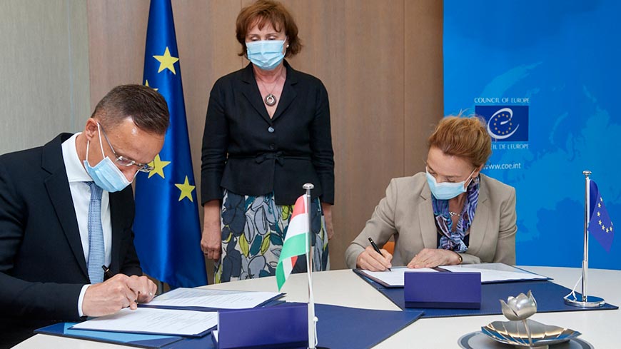 La Segretaria generale del Consiglio d’Europa accoglie con favore il contributo ungherese di 450.000 €