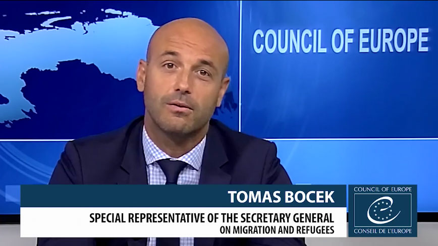 Questions to Tomáš Boček, Special Representative of the Secretary General on Migration and Refugees (Council of Europe)