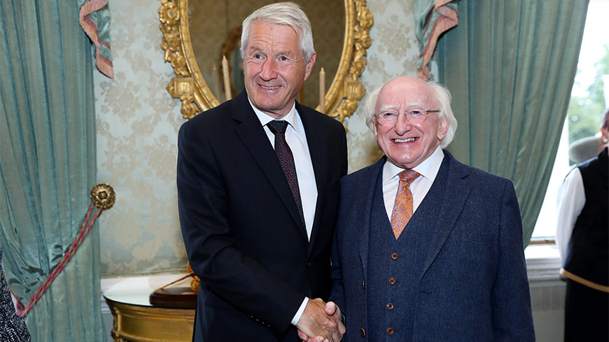 Secretary General on official visit to Ireland, speech to the European Broadcasting Union